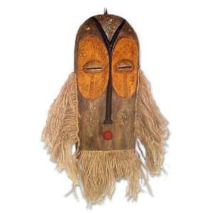  Wood mask, Yellow Witch