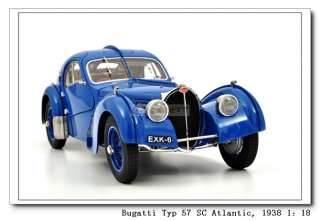 18 CMC Bugatti Typ 57 SC Atlantic, 1938 DIE CAST MODE  
