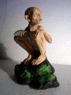 LORD of the RINGS The Two Towers SMEAGOL Statue Set  