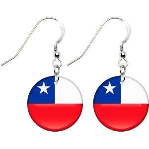 Chile Flag Earrings