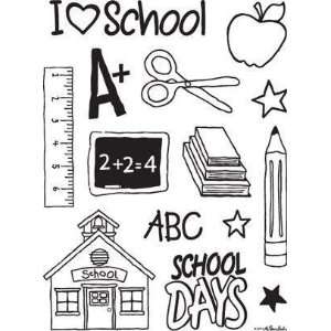  Back To School   Clear Stamps Arts, Crafts & Sewing