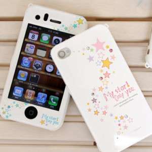 Artistic Cover Case for iPhone 4/ 4S   Shooting Strars  