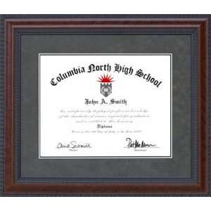  Burl Hardwood Diploma Frame