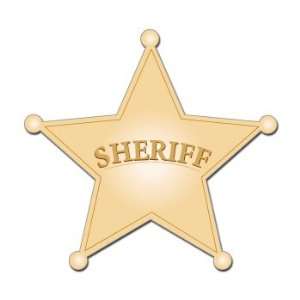  SHERIFF BADGE   Sticker Decal   #S0154: Automotive