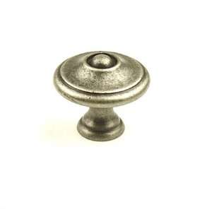   15825 AP Solid Brass, Knob, 1 3/16 dia. Aged Pewter: Home Improvement