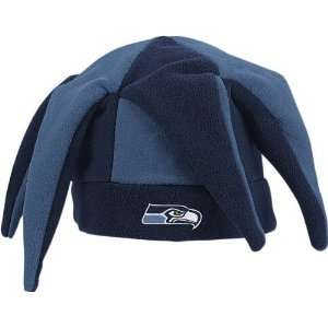  Seattle Seahawks Jester Fleece Hat: Sports & Outdoors