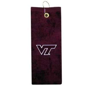 Virginia Tech Hokies Embroidered Tri Fold Golf Towel  