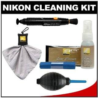 Nikon Cleaning Combo Kit: Nikon 3 Piece Lens Cleaning Kit + Spudz 