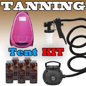   Lite Sunless Spray Tanning KIT Tent Machine Airbrush Tan Maximist PINK