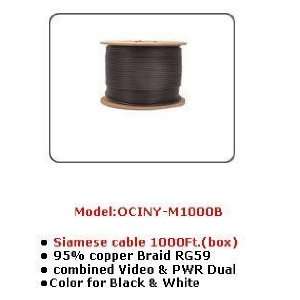  New Cables M1000B Siamese Cable 1000Ft.(Box) 95% Copper 