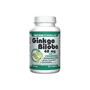  JARROW, Ginkgo Biloba, 40 mg   50 TABS Health & Personal 