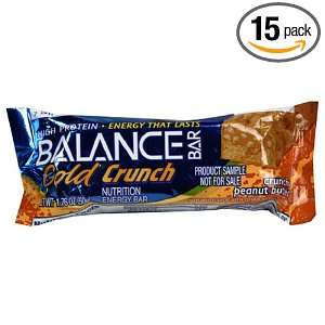 Balance Bar Gold Crunch Nutrition Energy Bar, Crunchy Peanut Butter, 1 