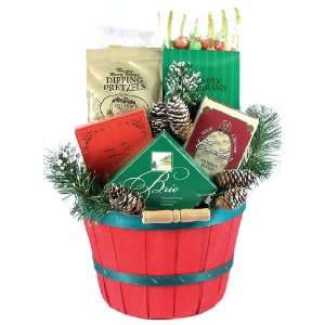 Happy Holidays Gourmet Food Christmas Gift Basket  Grocery 