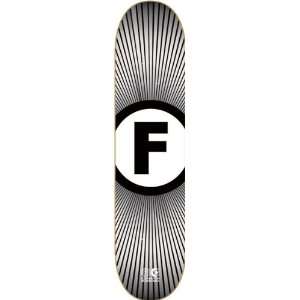 Foundation Flare V2 Deck 8.12 White Skateboard Decks:  