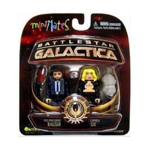   Modern Minimates Series 2 (2 Pack) (Baltar/Six) Toys & Games