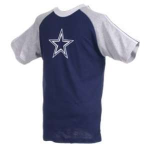   : Youth Dallas Cowboys S/S Navy Contructed Tshirt: Sports & Outdoors
