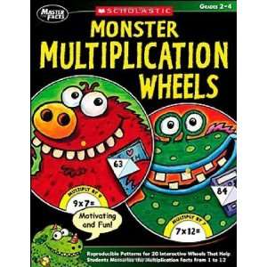  Monster Multiplication Wheels Reproducible Patterns for 20 
