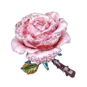 Trinket Jewelry Rose Shape Box