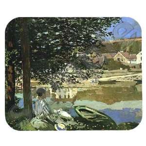  On the Bank of the Seine, Bennecourt Mouse Pad: Office 