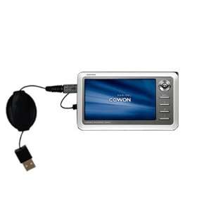  Retractable USB Cable for the Cowon iAudio A2 Portable Media 