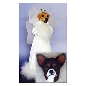 Tricolored Chihuahua Guardian Angel and Tree Topper