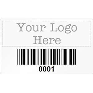  Custom Label With Logo and Barcode, 3 x 5 AlumiGuard 