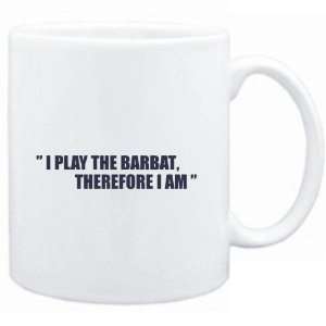  Mug White i play the guitar Barbat, therefore I am 