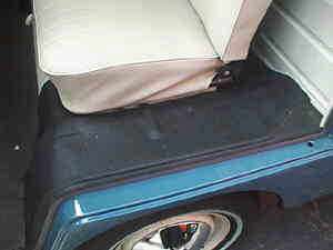 VW TYPE 2 BUS SEAT STAND RUBBER MATS BLACK 1968 1979  