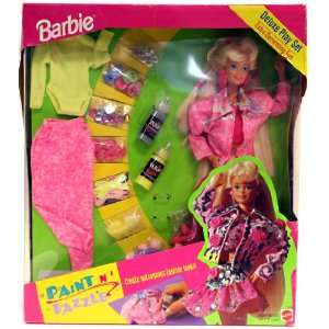  Paint N Dazzle Barbie Deluxe Playset 10926: Toys & Games