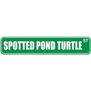   SPOTTED POND TURTLE ST  STREET SIGN