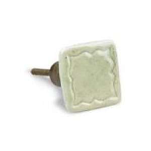  Speckled Green Square Drawer Knob