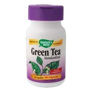  Natures Way Green Tea Extract   30 Capsules: Health 