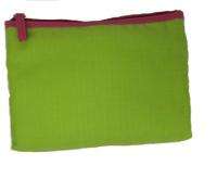 Cul De Sac Green Cosmetic Bag 9Length x 5.5 Height NEW  