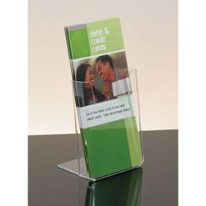  Clear Acrylic Countertop Brochure Holder: Office Products