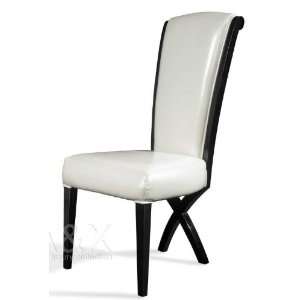   : Armani Xavira Transitional X leg Dining Side Chair: Home & Kitchen