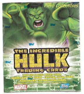 Incredible Hulk Trading Cards   Box 24 Packs   Topps  