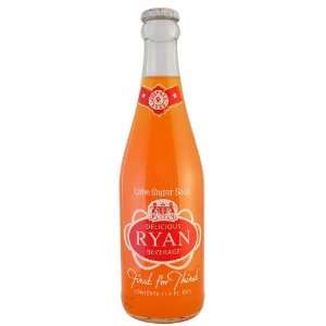 Johnnie Ryan 100% Pure Cane Sugar Orange Soda Pop 12oz.:  