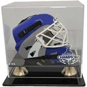   Chicago Blackhawks 2010 Stanley Cup Champions Mini Helmet Display Case