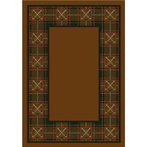  Country Clubs Dark Amber C5006 Round 7.70 Area Rug