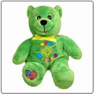 New Mexico Symbolz Plush Green Bear Stuffed Animal: Toys 
