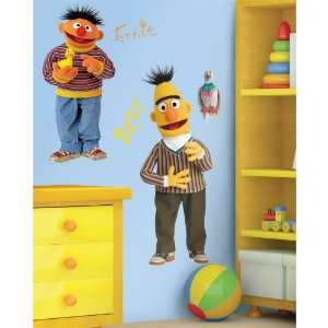  Bert and Ernie Peel & Stick Giant Wall Decals: Home 