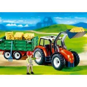  Playmobil Tractor with Hay Trailer Toys & Games