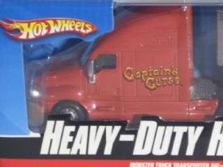   Monster Jam Captains Curse Heavy Duty Hauler Transporter Semi Rig