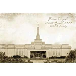 Fresno Temple Plaque