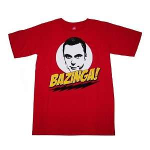 Big Bang Theory, Bazinga! T Shirt:  Home & Kitchen