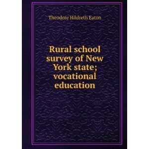  Rural school survey of New York state; vocational 