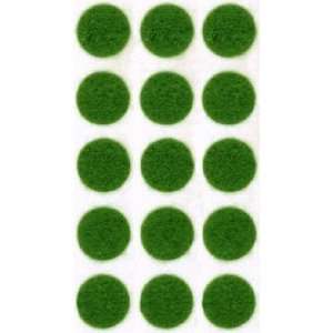  Satco ? GREEN FELT DOTS 1000 PCS PER ROLL model number 90 