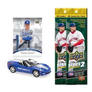 : Los Angeles Dodgers 2008 MLB Chevrolet Corvette with Tommy Lasorda 