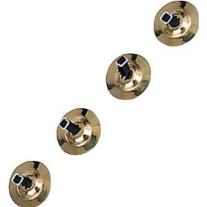  Rhythm Band Finger Cymbals, Two Pair With Straps: Musical 