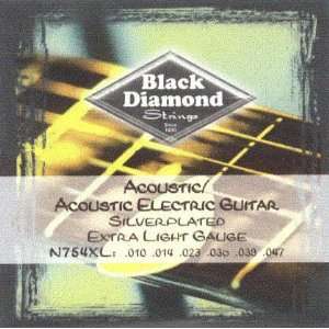  Black Diamond Acoustic Strings X Light Musical 